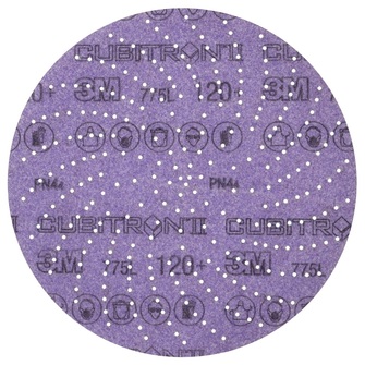 3M Hookit/Cubitron II 775L 150mm 120+ cleans tarrapyörö