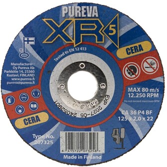 Pureva 125x2.0 XR5 Cera katkaisulaikka