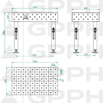 GPPH PLUS 1000x600 hitsauspöytä