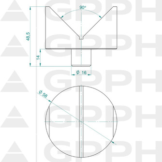 GPPH Prisma 58mm 90 ast.