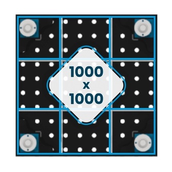 GPPH PRO 1000x1000 hitsauspöytä