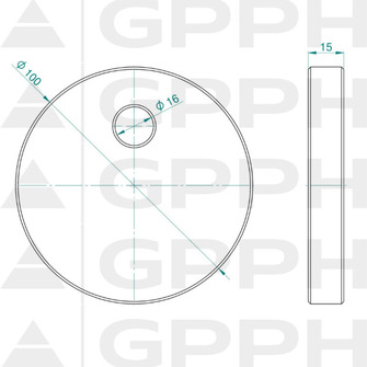 GPPH PRO Epäkeskeinen vaste 100