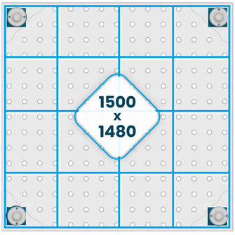 GPPH PRO INOX 1500x1480 hitsauspöytä
