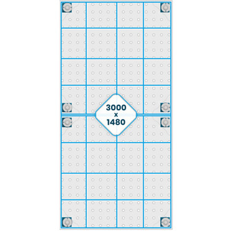 GPPH PRO INOX 3000x1480 hitsauspöytä