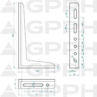 GPPH PRO Suorakulma 450x250