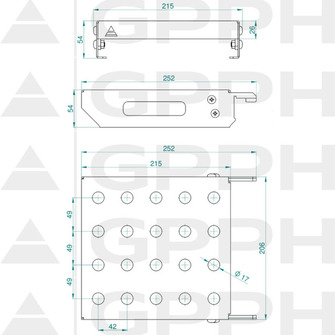 GPPH Teline pikakiinnityspulteille M