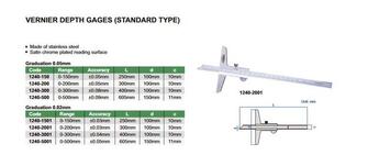 Insize 150mm syvyystyöntömitta