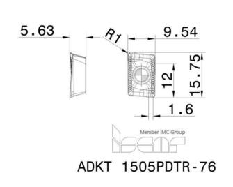 Iscar ADKT 1505PDTR-76 IC4050 10kpl