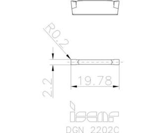 Iscar DGN 2202C IC354 10kpl