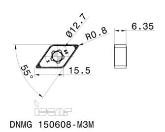 Iscar DNMG 150608-M3M IC6015 10kpl