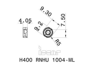 Iscar H400 RNHU 1004-ML IC830 10kpl