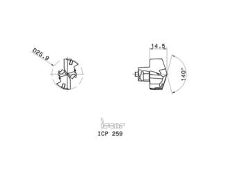 Iscar ICP 259 IC908