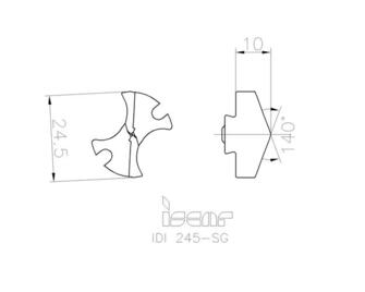 Iscar IDI 245-SG IC908