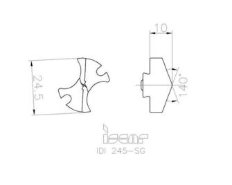 Iscar IDI 245-SG IC908