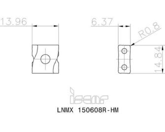Iscar LNMX 150608R-HM IC807 10kpl