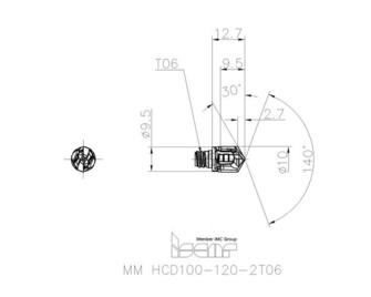 Iscar MM HCD100-120-2T06 IC908 2kpl