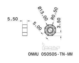 Iscar ONMU 050505-TN-MM IC808 10kpl