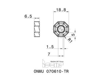 Iscar ONMU 070610-TR IC810 10kpl