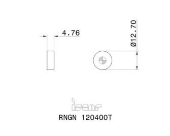 Iscar RNGN 120400T IW7 10kpl