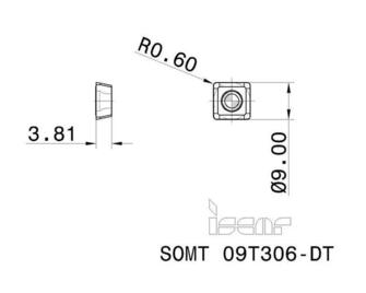 Iscar SOMT 09T306-DT IC908 10kpl