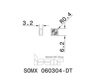 Iscar SOMX 060304-DT IC908 10kpl