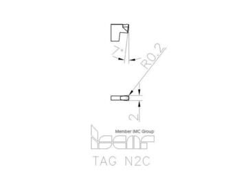 Iscar TAG N2C IC830 10kpl