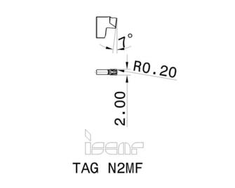 Iscar TAG N2MF IC5400 10kpl