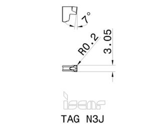 Iscar TAG N3J IC830 10kpl