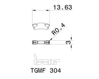 Iscar TGMF 304 IC354 10kpl