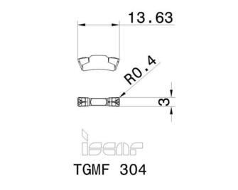 Iscar TGMF 304 IC354 10kpl