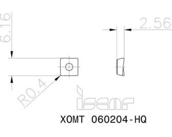 Iscar XOMT 060204-HQ IC908 10kpl