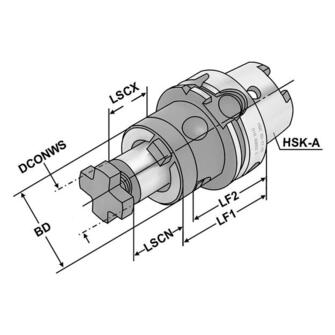 Kemmler HSK63-100-22 jyrsintuurna