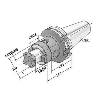 Kemmler SK40-55-27 jyrsintuurna