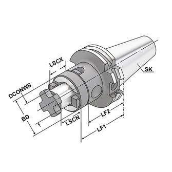 Kemmler SK40-55-27 jyrsintuurna