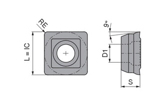 KOMET SOGX 09T308-01 BK7935 10kpl