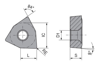 KOMET XOMT 060304SN CTPP430 10kpl