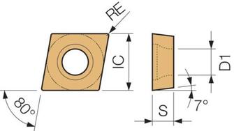 KYOCERA CCMT 060208WP CA525 10kpl