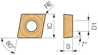 KYOCERA CCMT 060208WP CA525 10kpl