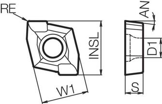 KYOCERA ZCMT 06T204SP PR1230 10kpl