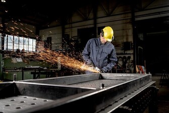 Metabo W18LT BL 11-125 Akkukulmahiomakone Runko, metaBOX