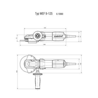 Metabo WEF9-125 Quick kulmahiomakone
