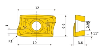 Mitsubishi AOMT 123610PEER-M VP15TF 10kpl
