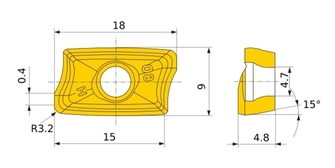 Mitsubishi AOMT 184832PEER-H VP20RT 10kpl