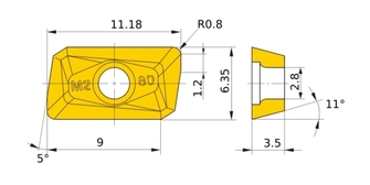 Mitsubishi APMT 1135PDER-M2 F7030 10kpl
