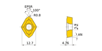 Mitsubishi GPMT 140408-U2 VP15TF 10kpl