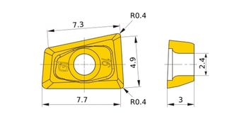 Mitsubishi QOGT 0830R-G1 VP15TF 10kpl