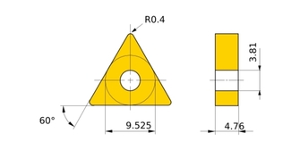 Mitsubishi TNMG 160404-MA UE6110 10kpl
