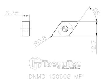 TaeguTec DNMG 150608MP TT5100 10kpl