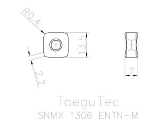 TaeguTec SNMX 1306ENTN-M TT8080 10kpl