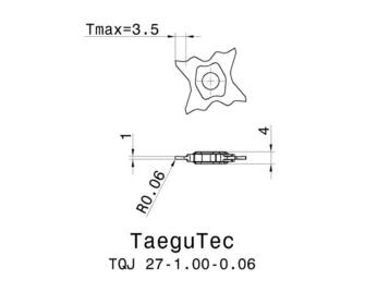 TaeguTec TQJ 27-1.00-0.06 TT9080 5kpl